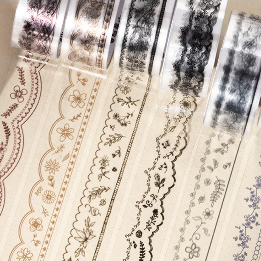 앨리스앤 빈티지 다꾸 롤스티커 마테 레이스 6종 7,200원