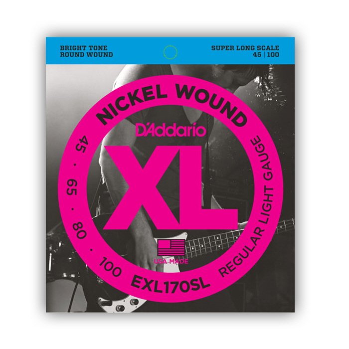 다다리오 슈퍼 롱스케일 니켈 EXL170SL 4현 베이스기타줄 045-100 (1세트) 38,000원