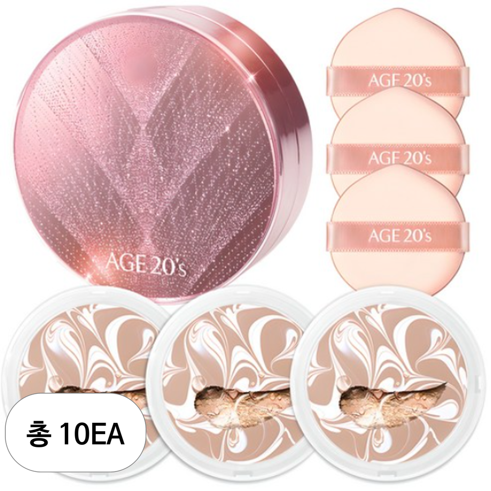 에이지투웨니스 뉴오리지널 트윙클 에디션 에센스 커버 팩트 케이스 + 리필 12.5g x 3p 606,300원