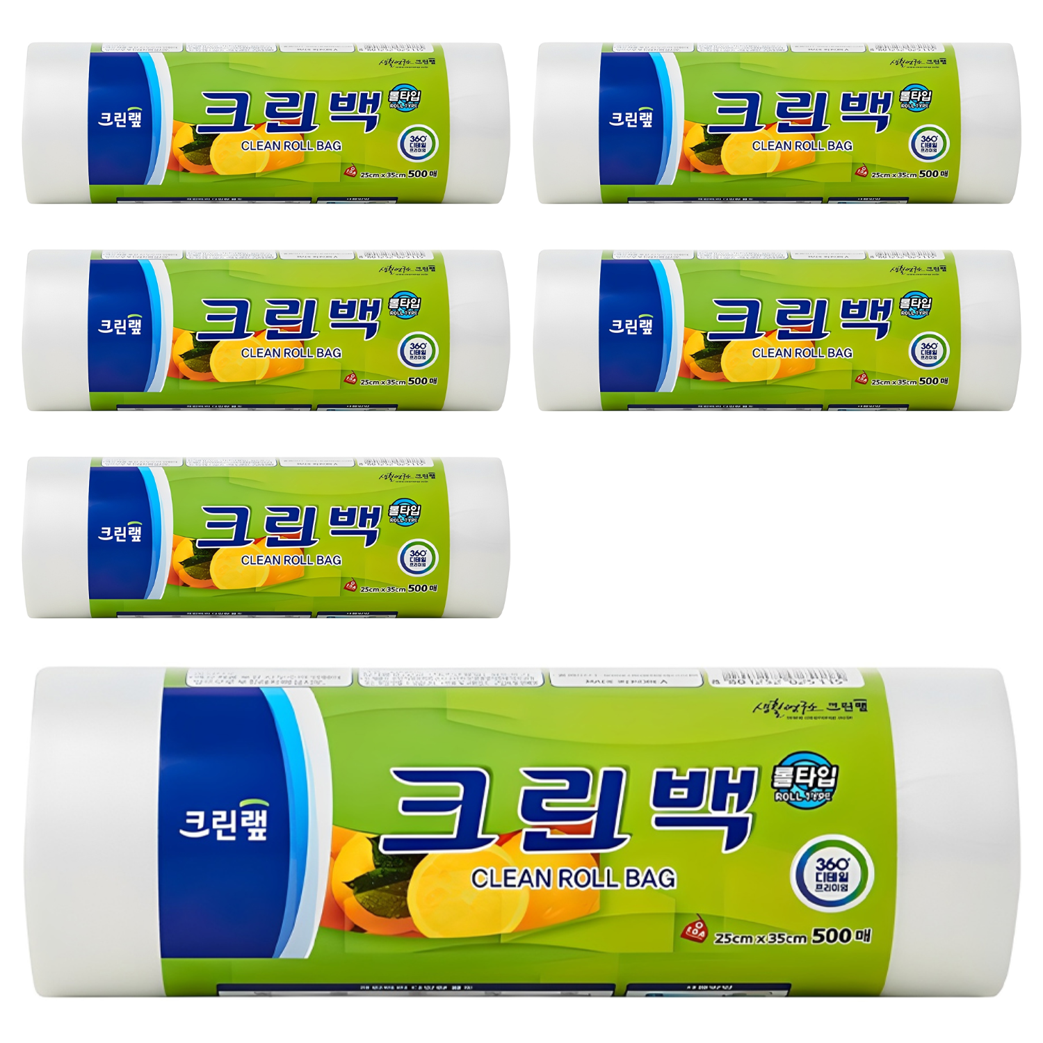 크린랲 롤백 30cm*40cm 200매, 중(M), 6개, 500개입 38,650원