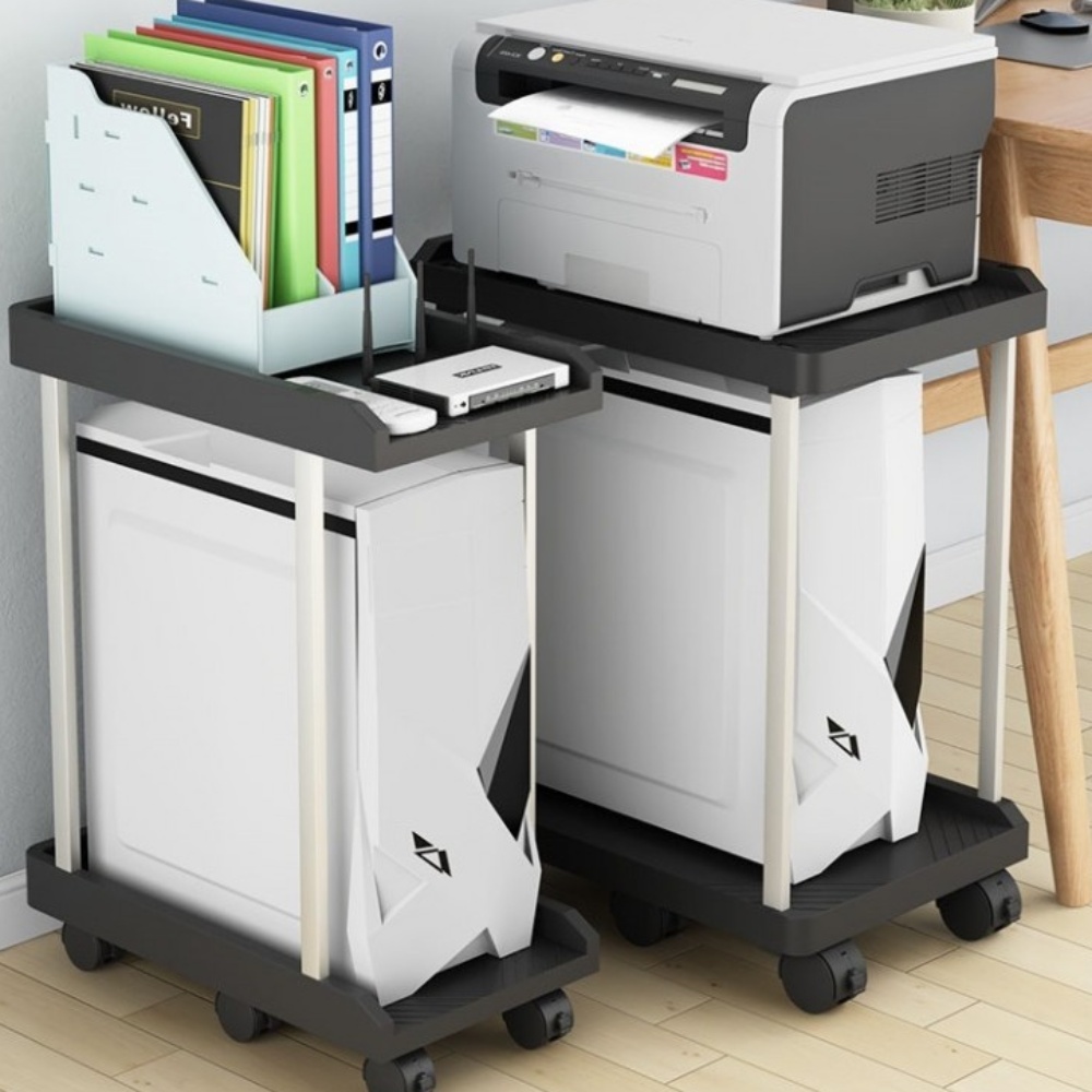 2단 본체 받침대 광폭형 pc 트롤리 pc받침대 컴퓨터 다이 pc본체 2단형 19,180원