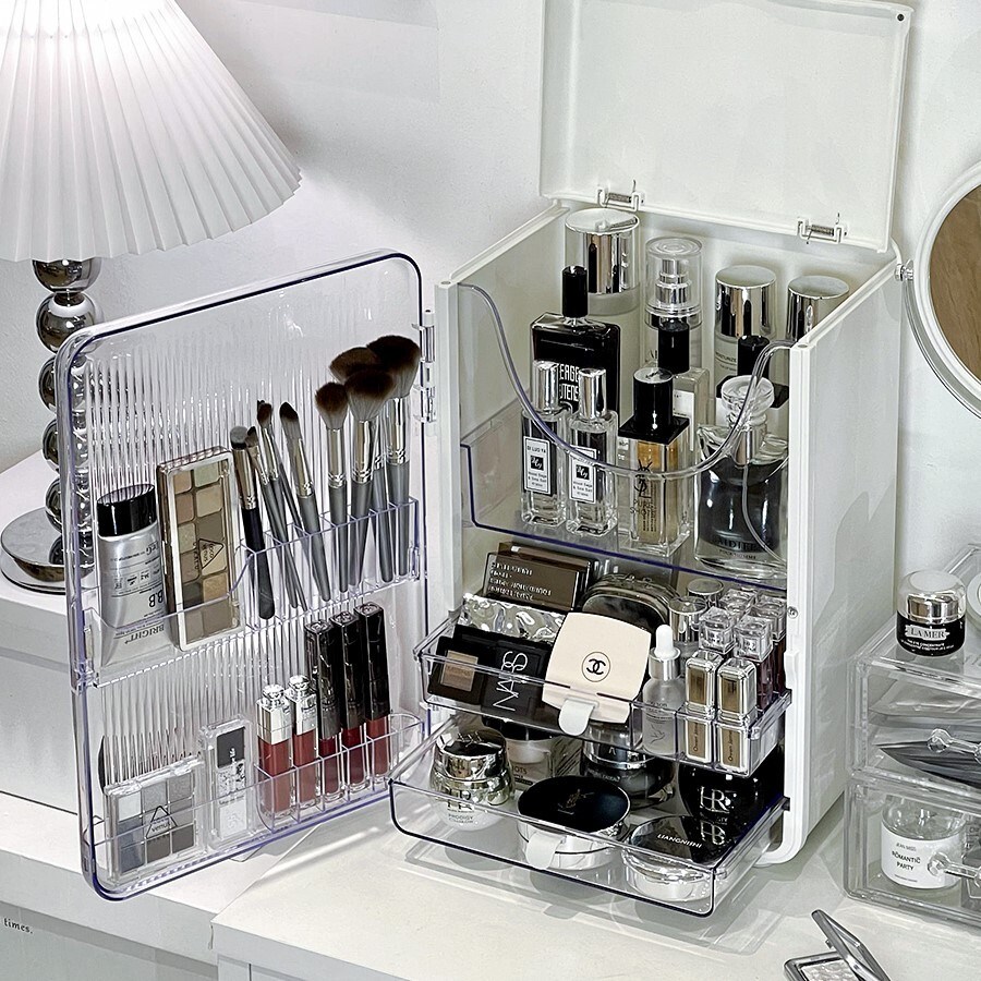 수납력최고 루시아이 대용량 냉장고형 화장품 정리함 35,310원
