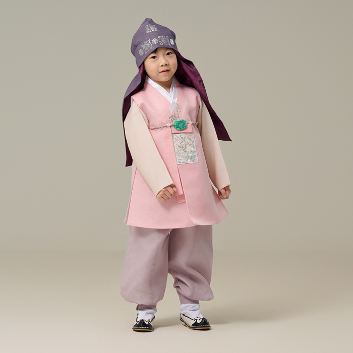 이에스슈즈 남아 아동한복 국내제작 돌복 유아 키즈 돌잔치 한복 설빔 (백일-10세) - 258 여백 산호 84,900원