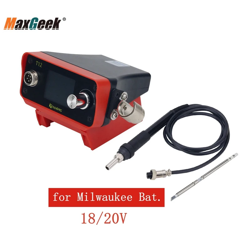 TZT 무선 납땜 스테이션 디월트 보쉬 마키타 밀워키 배터리용 배터리 전원 인두 PTS300D T12 70W 108,300원