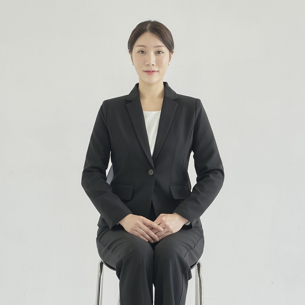 검은색 여성 정장 자켓 여자 면접 복장 검정색 재킷 [가성비] 52,800원