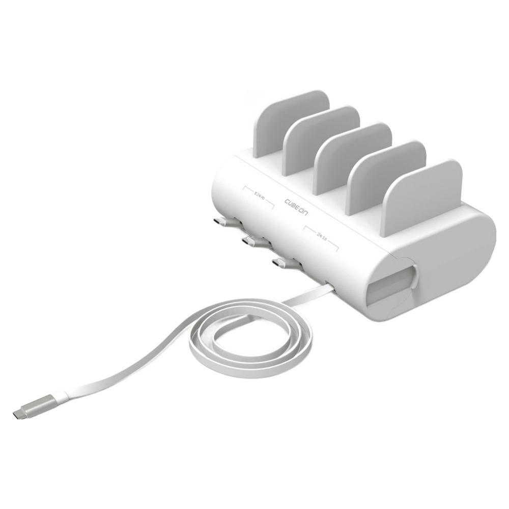 큐브온 초고속 PPS PD 4포트 릴타입 충전기 JI-266 + C타입 케이블 4p 세트, 크림(충전기), 1세트 69,800원