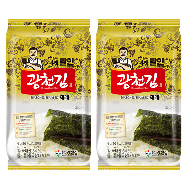 광천김 달인 재래 도시락김, 4g, 40개 13,980원
