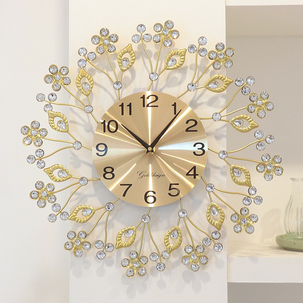 골드디자인 골드&큐빅 벽시계 G08, G08 64,900원