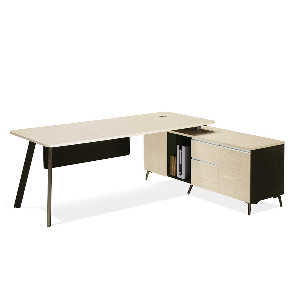 레이첼 303 모던중역 사이드 책상세트 - 우형파스텔 539,000원