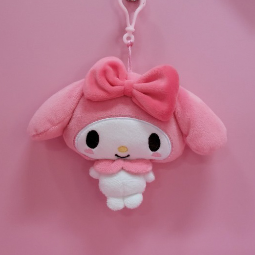 산리오 [산리오 정품] 마이멜로디 파우치 빅페이스 가방고리 13cm 봉제 인형 + 원형 스티커 5,760원