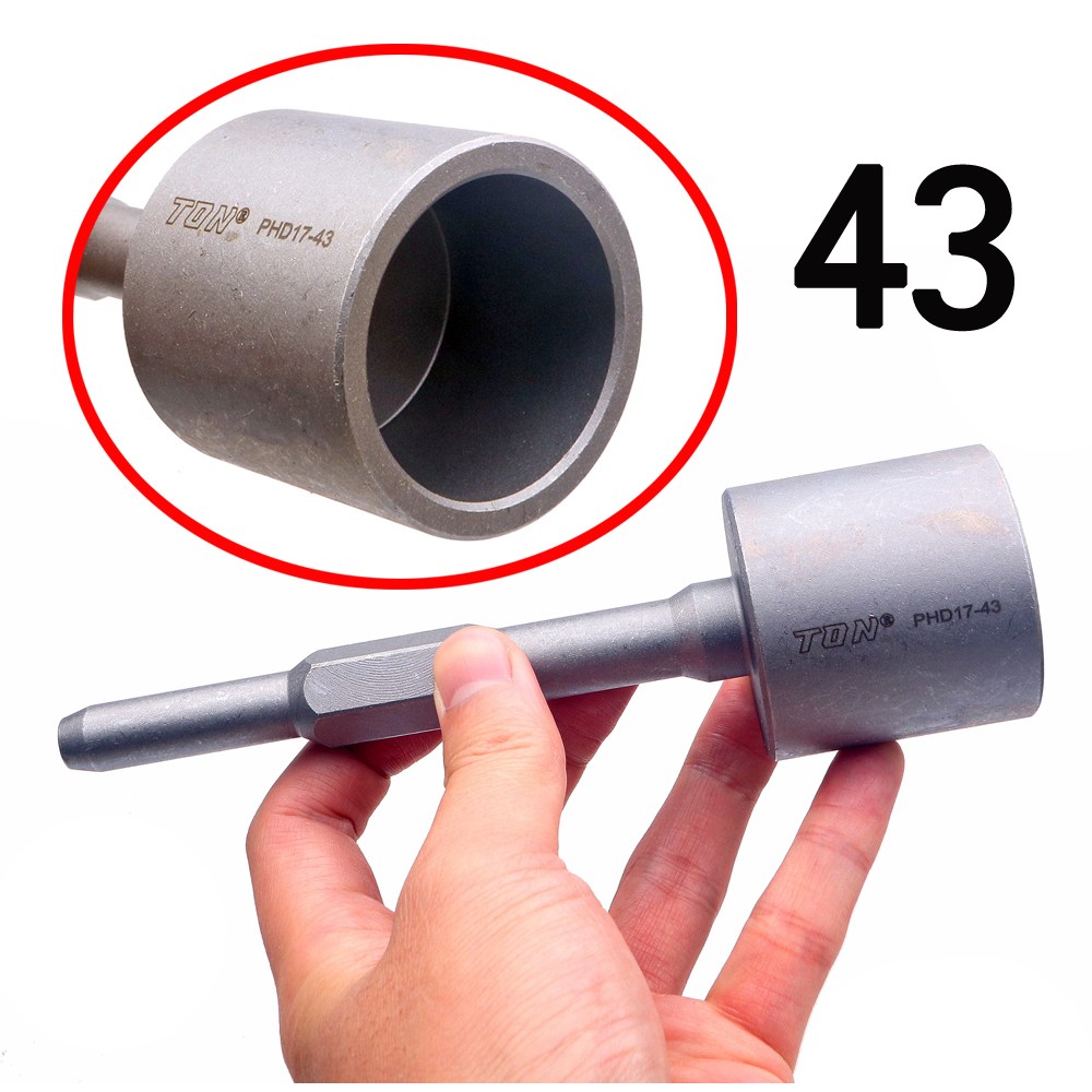 하우스 파이프 타격 함마 20 32 43 52 mm 말뚝 박기 육각 해머 드릴 비닐 봉 펀치 접지봉 고추대 34,350원