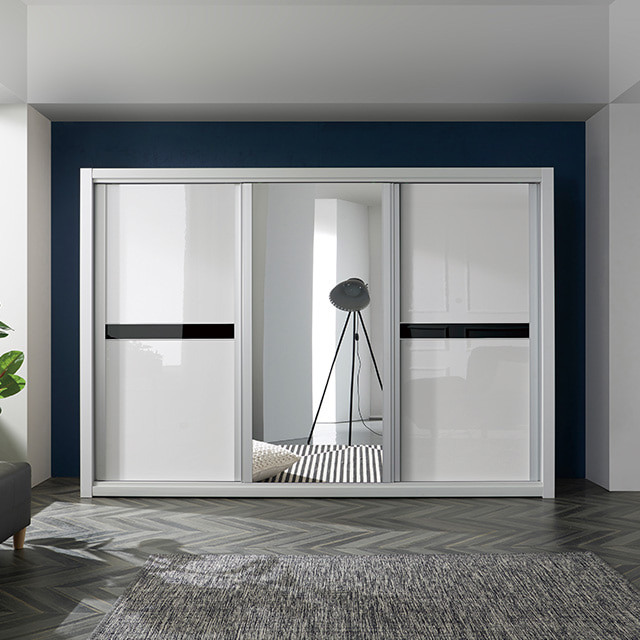 우아미가구 아멜리 슬라이딩 도어 장롱 풀세트 10자 1,988,900원