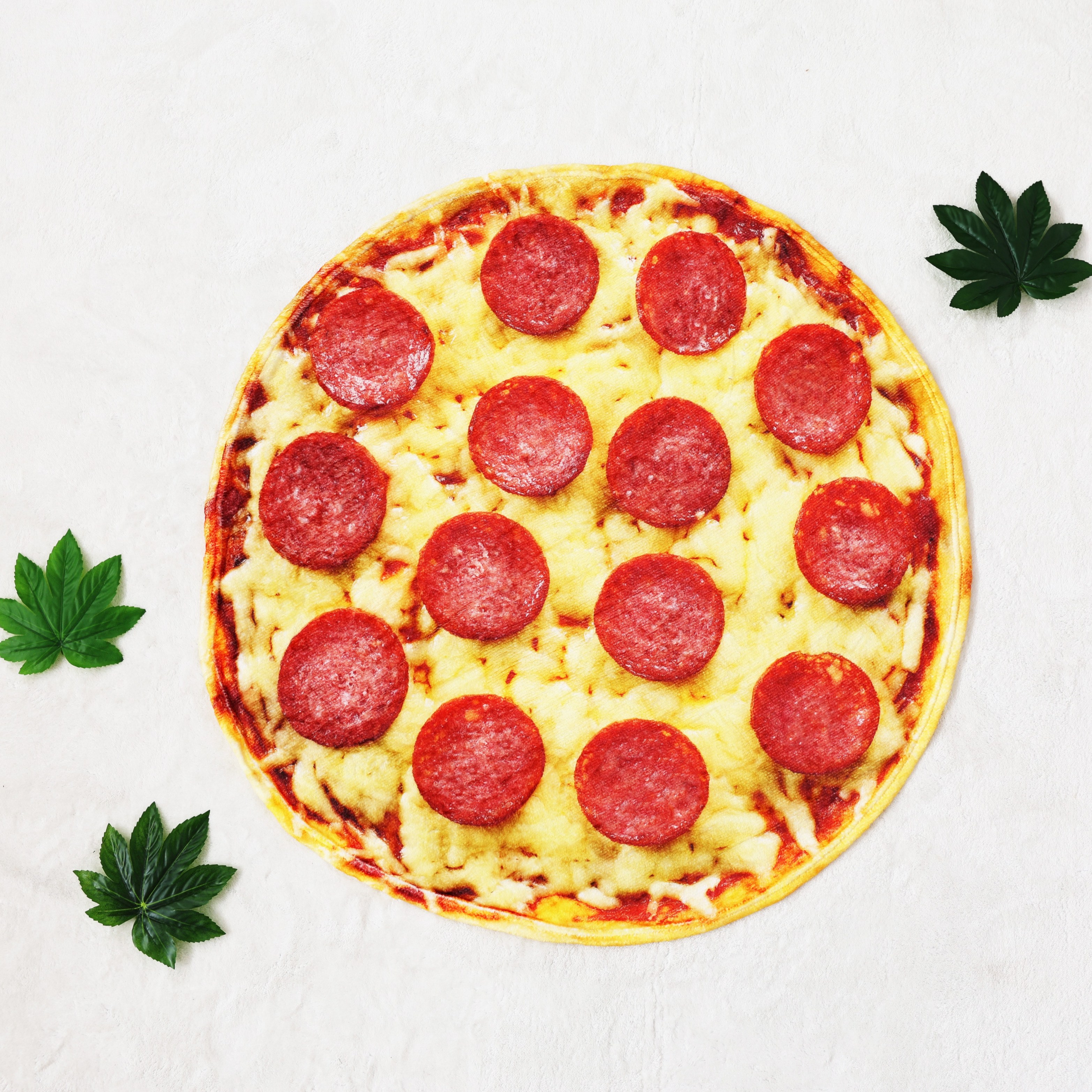 [모사찌] 페퍼로니 피자 담요 웃긴 특이한 쓸데없는 쓸모없는 선물 소 중 대 3size 9,900원