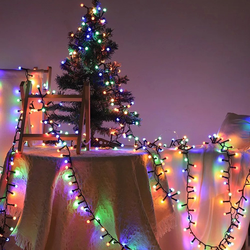 HK sell 체리 앵두 전구 LED 줄조명, 어댑터:10m 500구 컬러등 29,800원