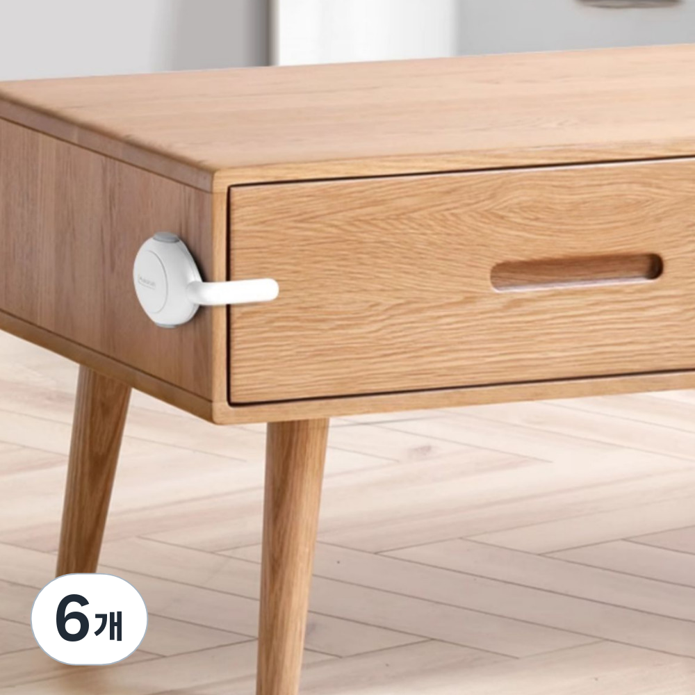 만다린망고 프리미엄 무타공 다용도 싱크대 서랍 안전 잠금장치 열림방지, 6개, 그레이 43,150원