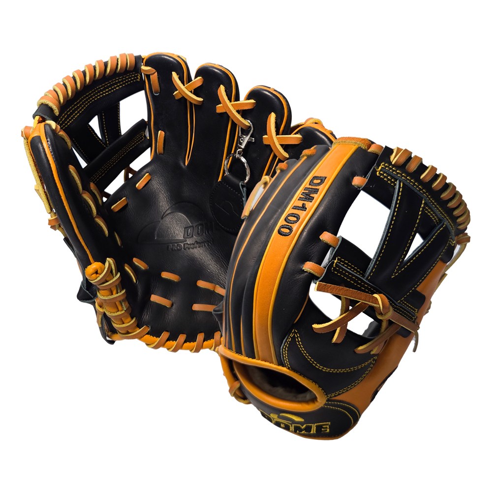 DOME 돔 야구글러브 내야수 우투용 DM100 (BK/TAN/2), BK/TAN, 1개 139,000원