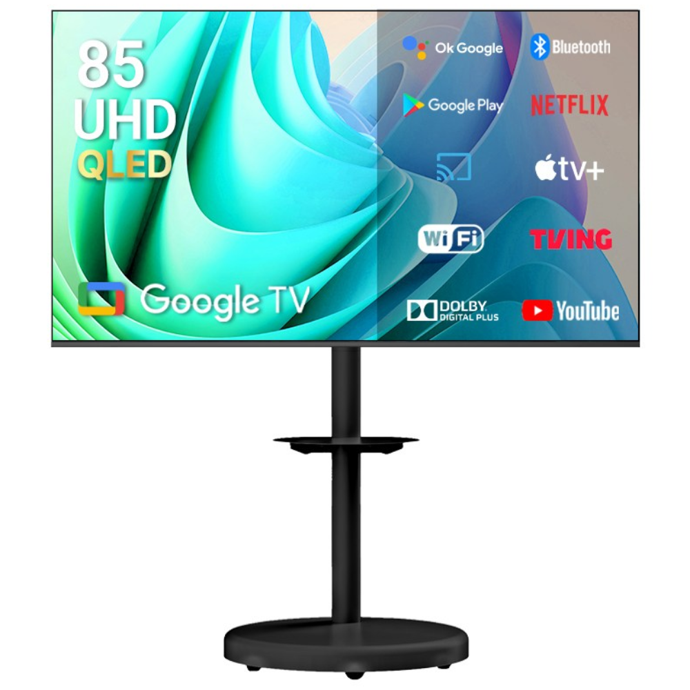 무빙큐빅스 스마트 4K UHD QLED 85인치 삼탠바이미 블랙에디션 스탠딩 이동식 TV 삼텐바이미 중소바이미, 방문설치, 스탠드형, GSQBX85UHD-A1, 215cm(85인치) 1,699,000원
