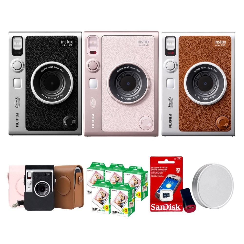 인스탁스 미니에보 즉석카메라+전용케이스+필름100장+사은품 EVO 풀세트 447,000원