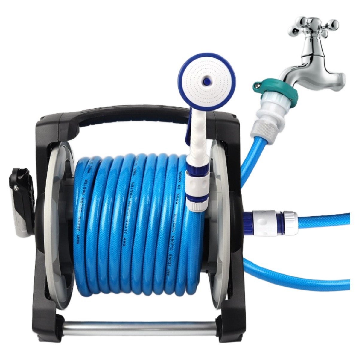 리빙위키 파워풀 릴호스 세트 45m 가정용 다용도 수도 고무호스, 1개, 파워풀릴호스45m 74,900원