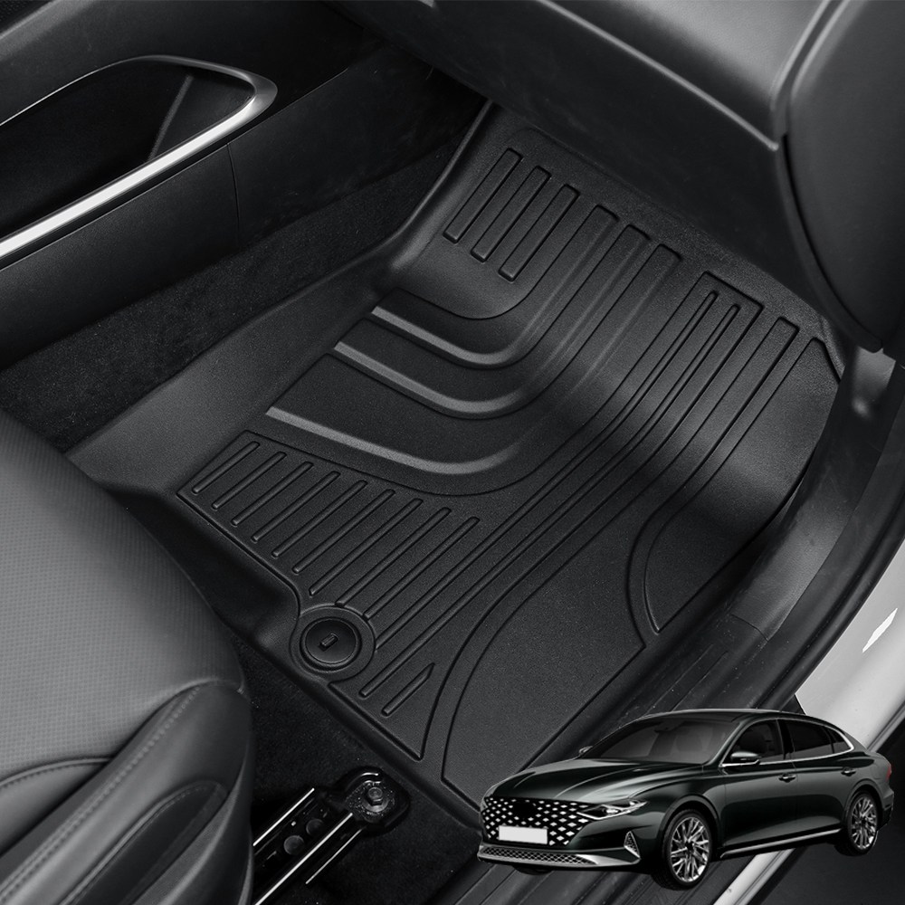 유투카 호환 더뉴 그랜저 3D 차량용 풀커버 카매트 보조라이너 그레이 블랙 2종색상 맞춤형 TPE 바닥매트 차량 드레스업 108,000원