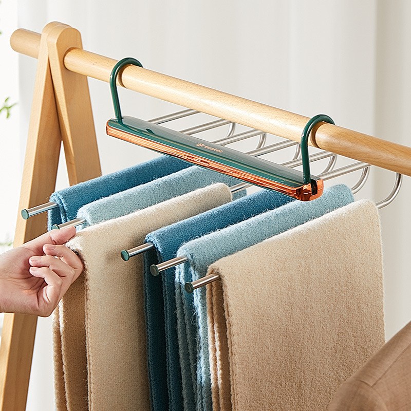 미니플 모던라이프 접이식 논슬립 6단 바지걸이, 화이트, 2개 16,800원