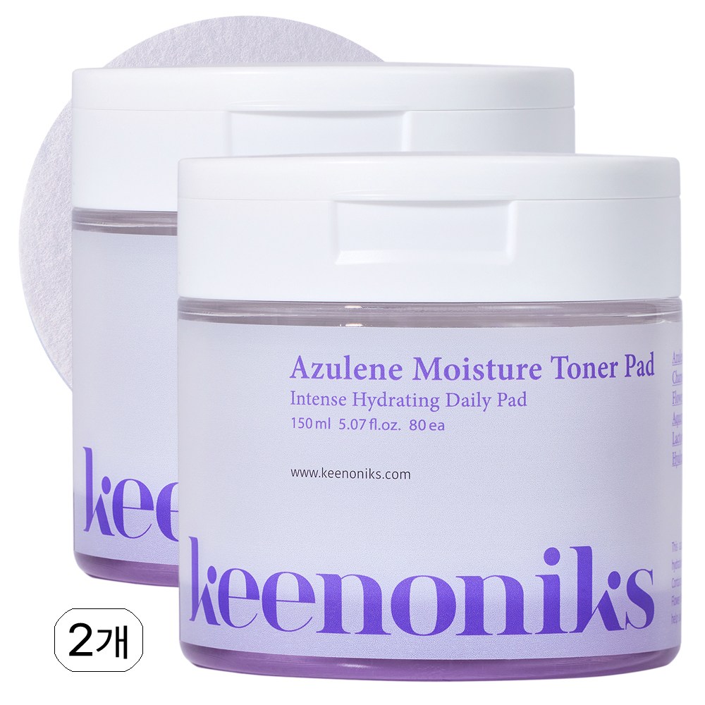 키노닉스 아줄렌 수분 밀착 패드, 80매, 2개, 80매입, 2개 26,080원