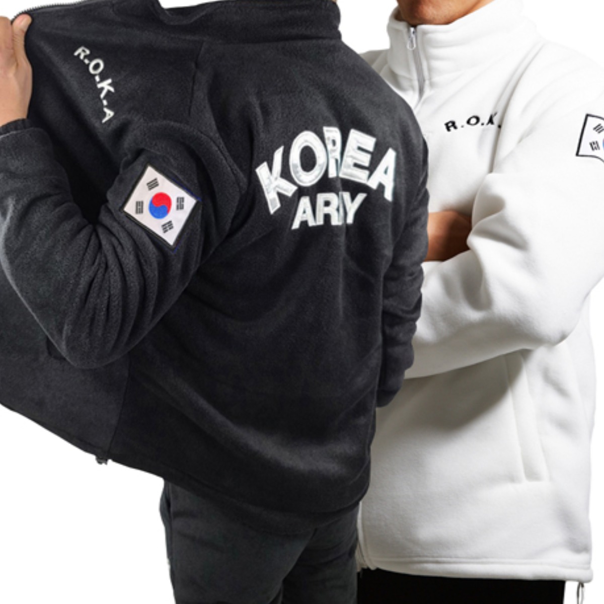 로카 후리스 [국산 이중밍크기모] 두꺼운 보아털 양털 전체자수 군인 군대 PX후리스 24,500원