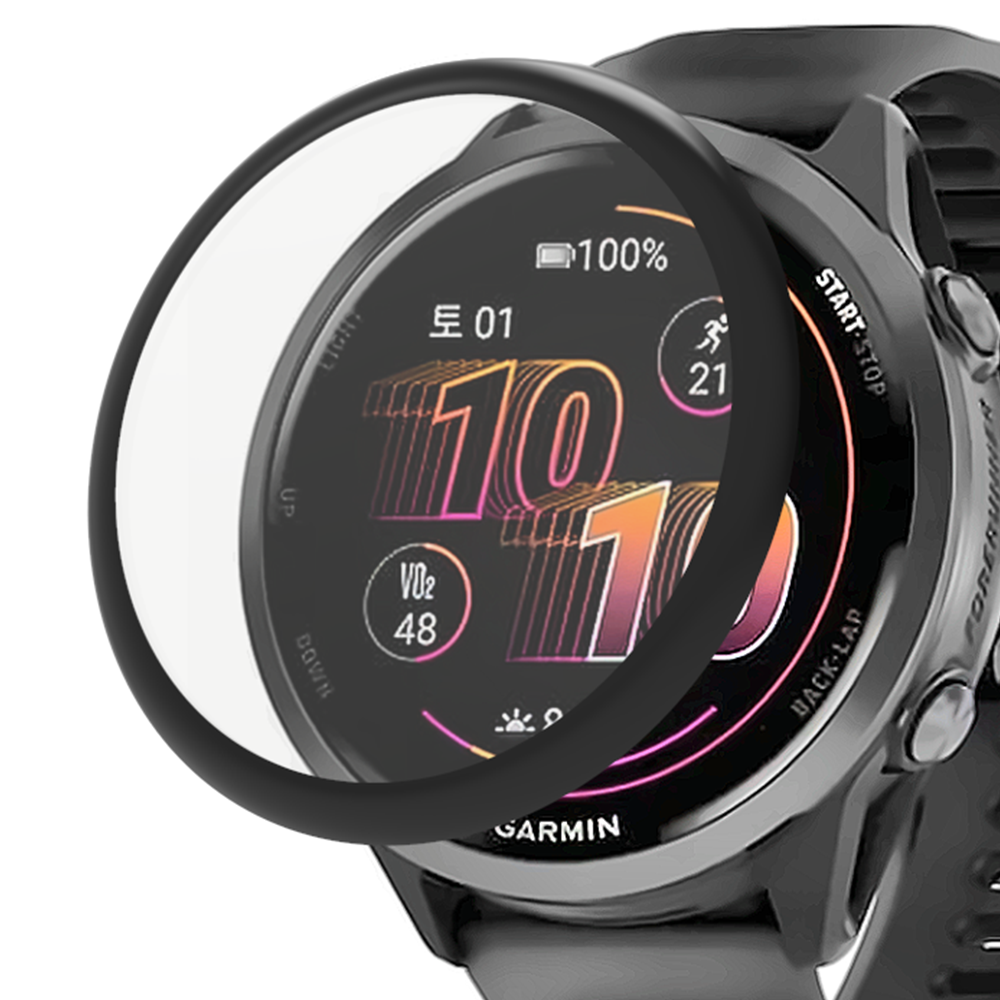 1+1 가민 포러너 570 호환 고광택 액정 보호필름, 1개, 보호필름_42mm 10,900원