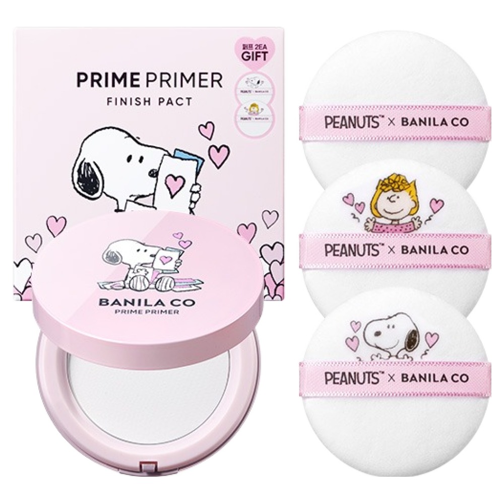 바닐라코 스누피에디션 프라임 프라이머 피니쉬 팩트 6.5g + 퍼프 2p 세트 15,000원