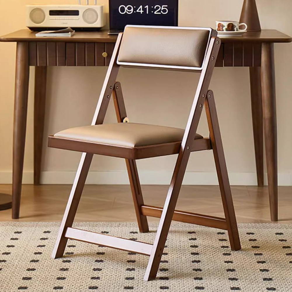 꿈꾸던라이프 접이식 원목 인테리어 의자 카페 체어 ED-24, 1개, 브라운 73,700원