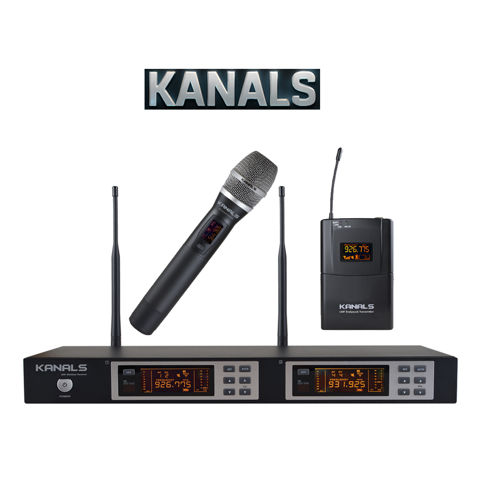 카날스 BK-2001A 방송용 공연장 2채널 무선마이크 강의 교회 연설 강당 1,225,000원
