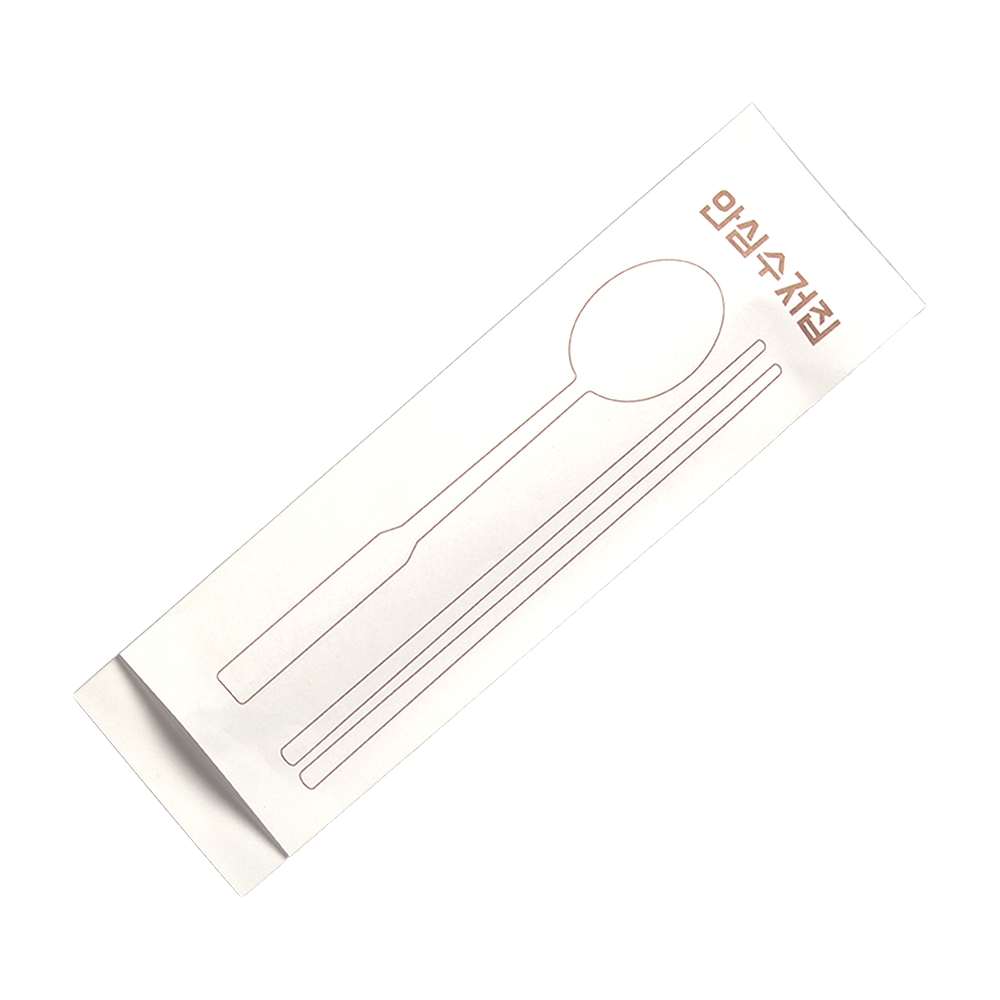 푸드프린테크 수저포장 통합 수저집 안심화이트 13,050원