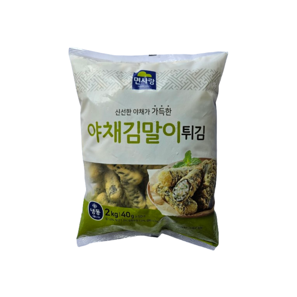 면사랑 면사랑 야채김말이 튀김, 6개, 2kg 68,100원
