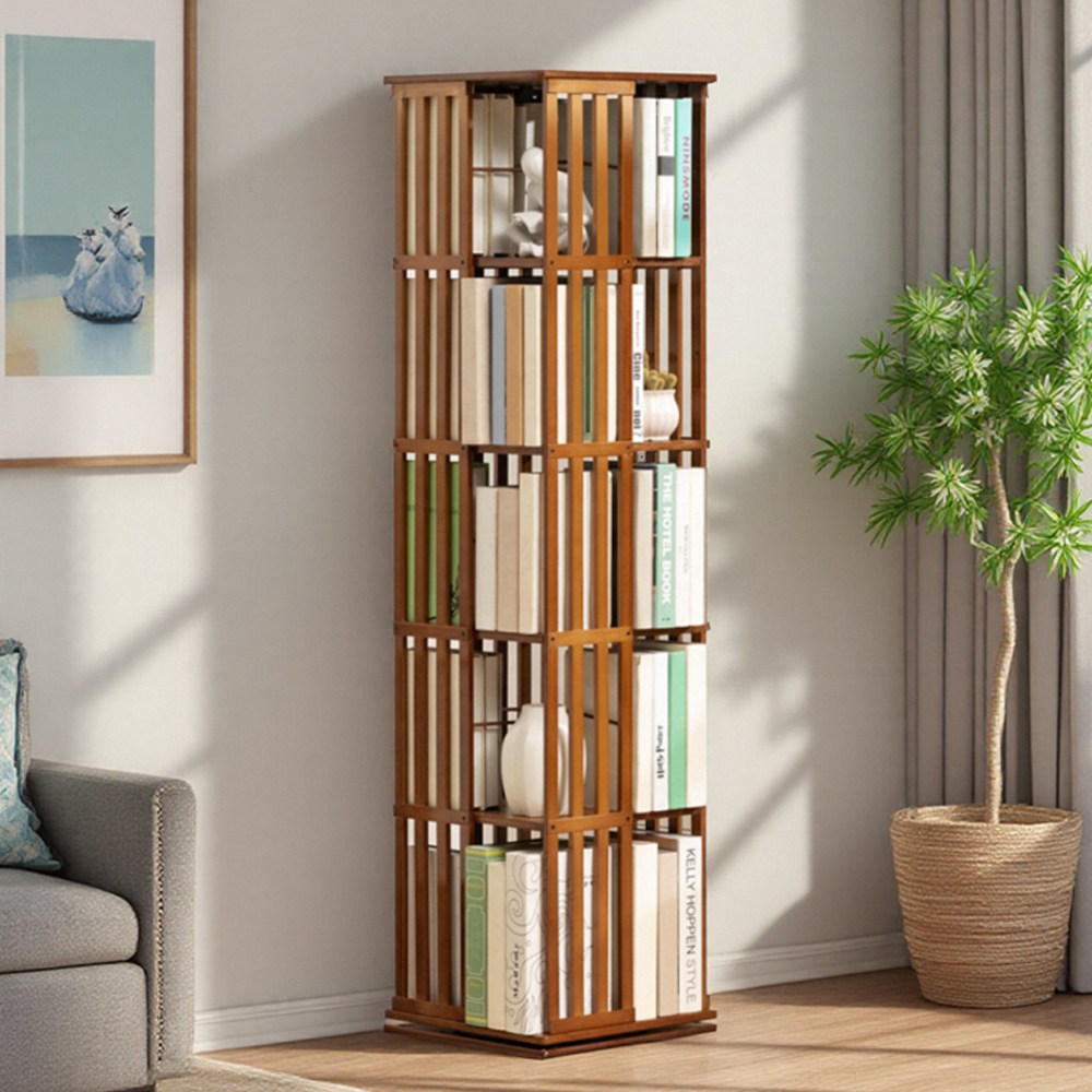 원목 360도 회전 책장 (아이방/사무실/거실) 다기능 수납장 79,800원