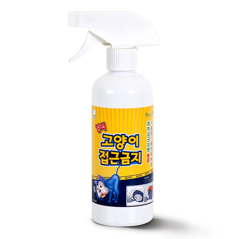 태민농자재 강력 깔끄미 고양이 접근금지 500ml 길고양이 싫어하는 냄새 퇴치제 스프레이, 1개, 500ml 9,450원