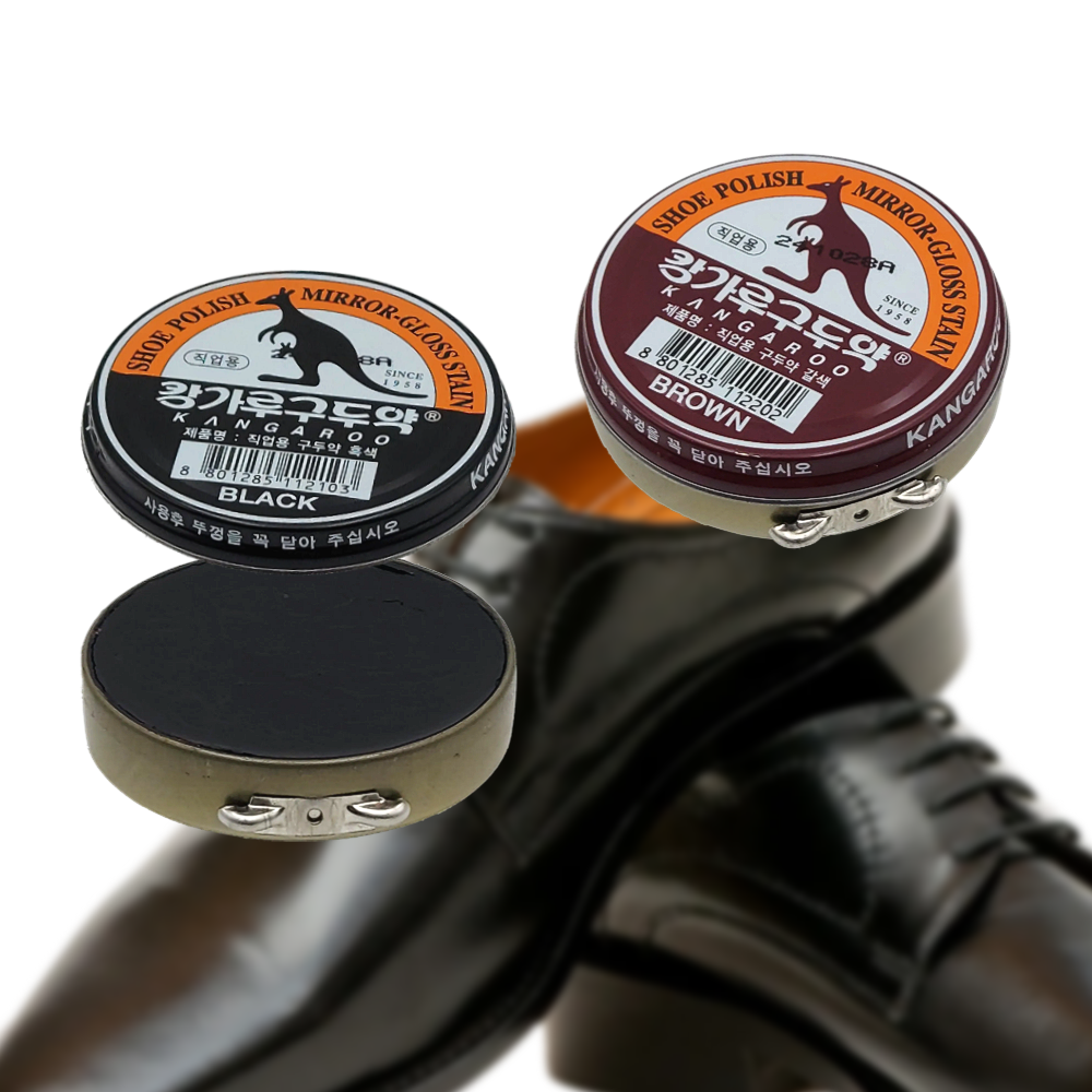 가죽 보호 광택 구두약 직업용 캉가루 구두 광택제 검정 갈색 3,200원