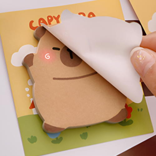 브라운스텝 카피바라 강한 접착식 메모지 19,000원