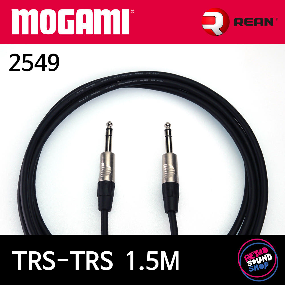모가미 2549 TRS-TRS 1.5m 라인 케이블 (리안 실버) 18,500원