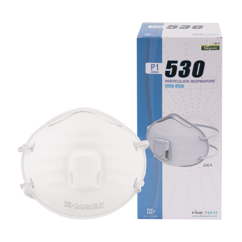 파인텍 530 안면부 여과식 2급 방진 마스크 산업용 공업용 80개, 80개 44,310원