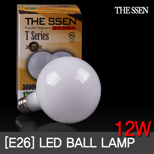 THE SSEN LED볼구 12W 긴소켓 KS, 주광색, 1, 1개 3,300원