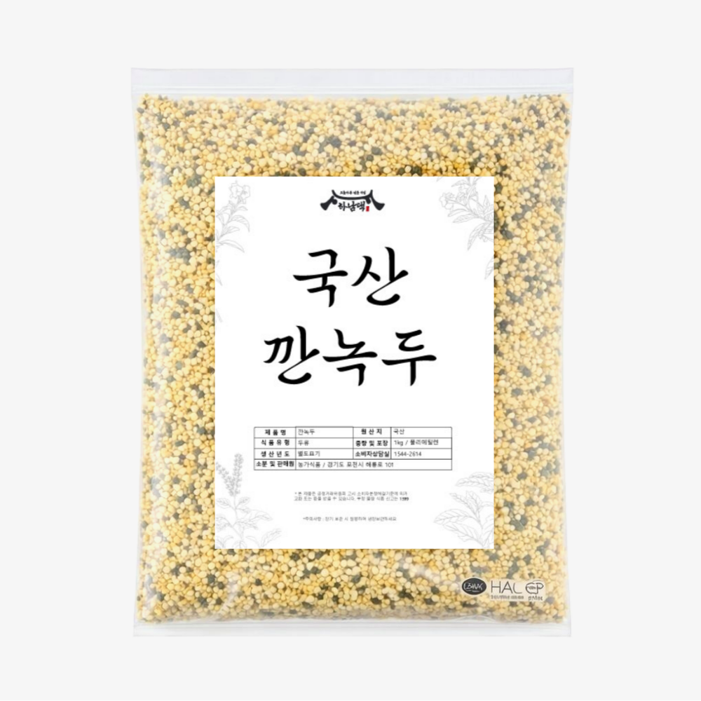 하남댁 국산 소깐녹두 기피녹두, 1개, 1kg 22,900원