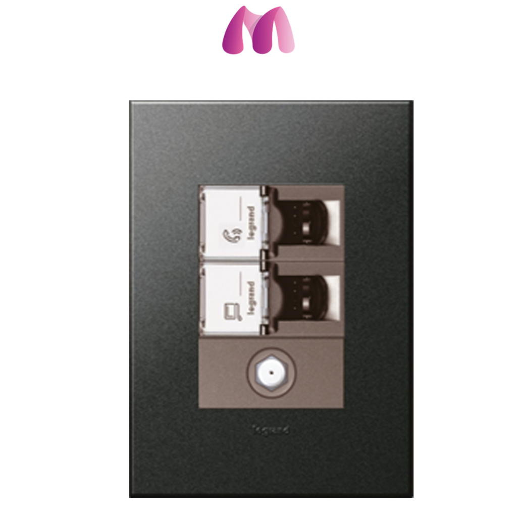 머슬전기 르그랑 아테오 국내용  8P2구 CATV2방 그라파이트 67,900원