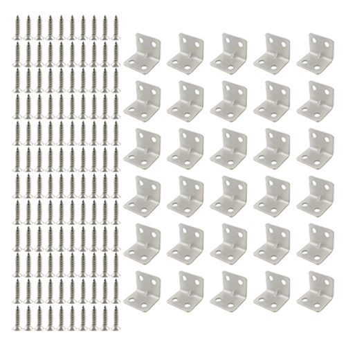 OON 스테인레스 L형 꺽쇠 30p + 피스못 120p 세트 D-5 8,400원