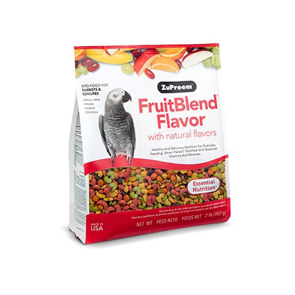 앵무새 사료 주프림 후르츠블렌드 중대형 907g 뉴기니아 회색 아마존 먹이 펠릿, 1개, 7.94kg 187,000원
