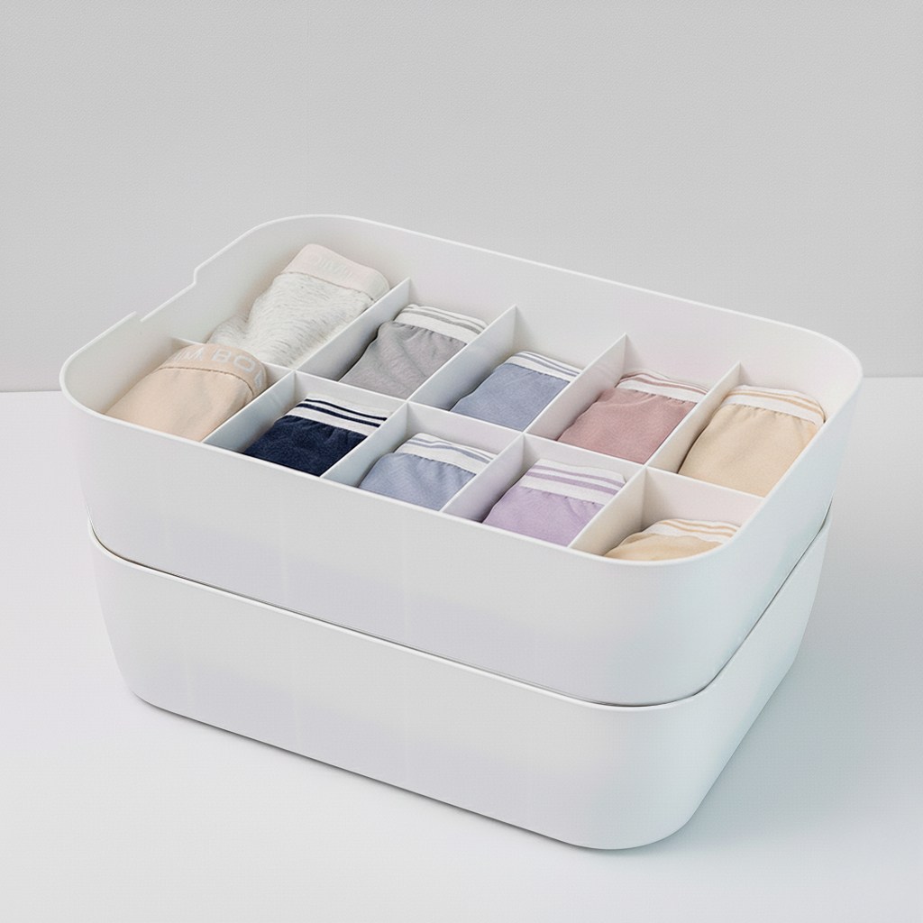 1+1 백화상점 양말 속옷 수납 정리함 서랍장 칸막이 칸칸이 정리 보관함 13,900원