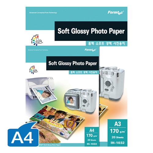 폼텍)소프트 포토용지(IH-1022/180g/A4/20매), 단일 포토 사이즈 11,000원