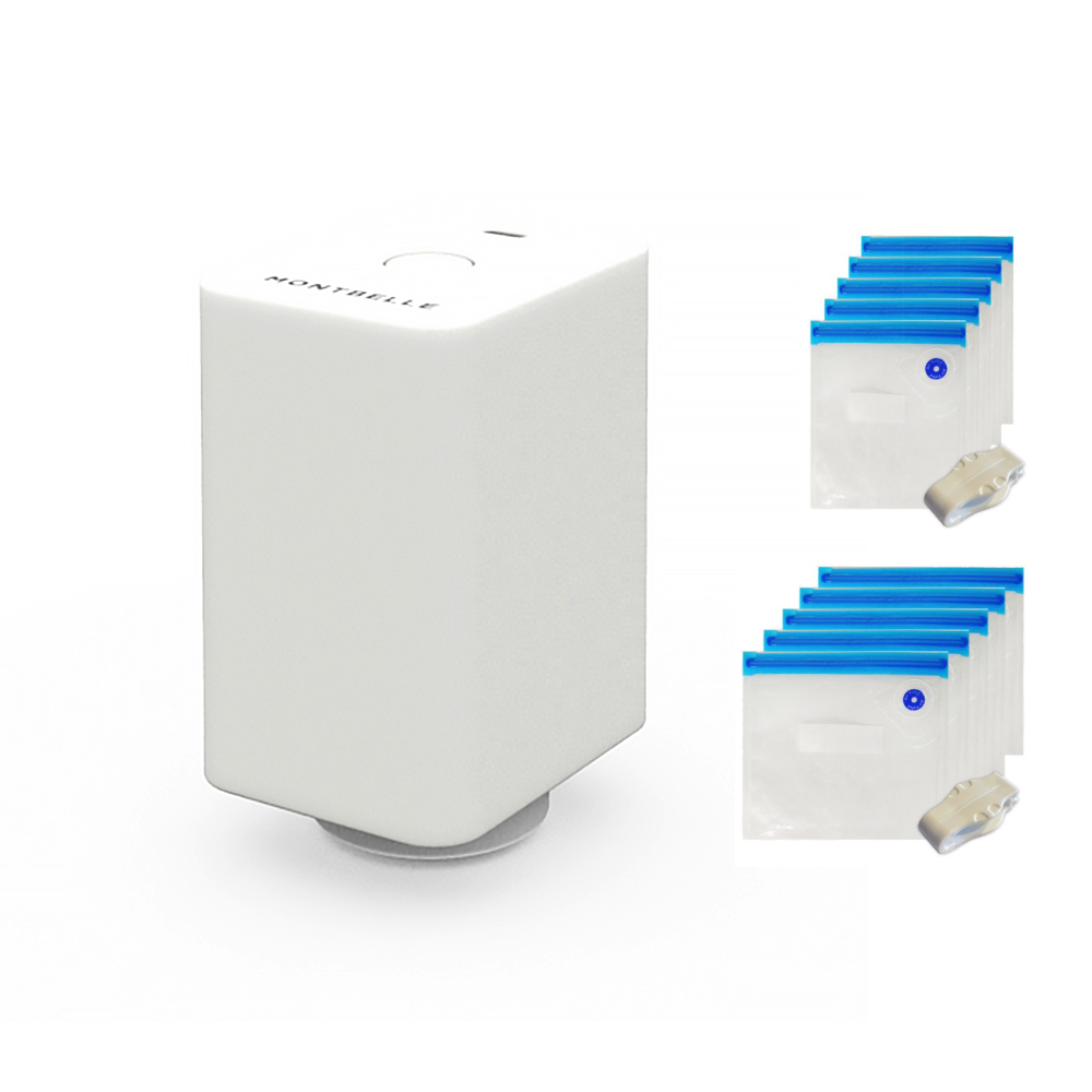 몽벨레 무선 자동펌프 진공포장기 진공용기 지퍼백용 55,000원