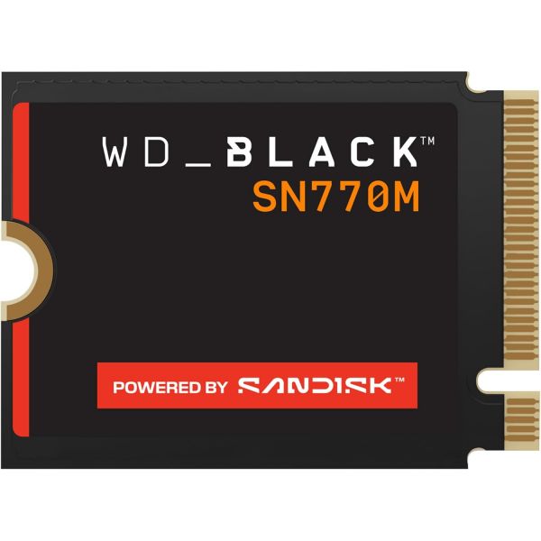 WDBlack SN770M 2테라바이트 M.2 2230 NVMeSSD PCIe 제4세대 최대 속도 5150 메가바이트초 휴대용 게임기 및 호환 노트북용 TLC 3D NAND A 250,500원