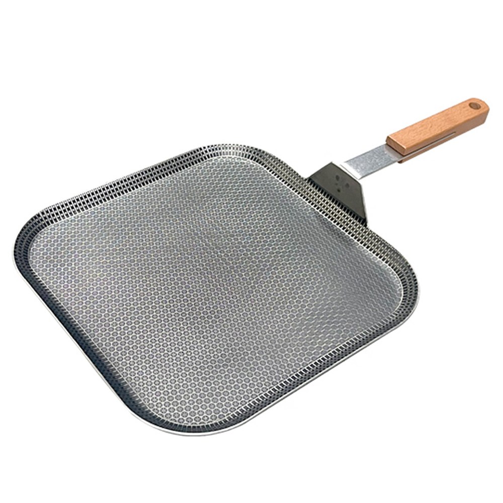 CookNest 인덕션 통3중 스텐 사각 후라이팬 그리들팬, 1개, 29.2cm 36,800원