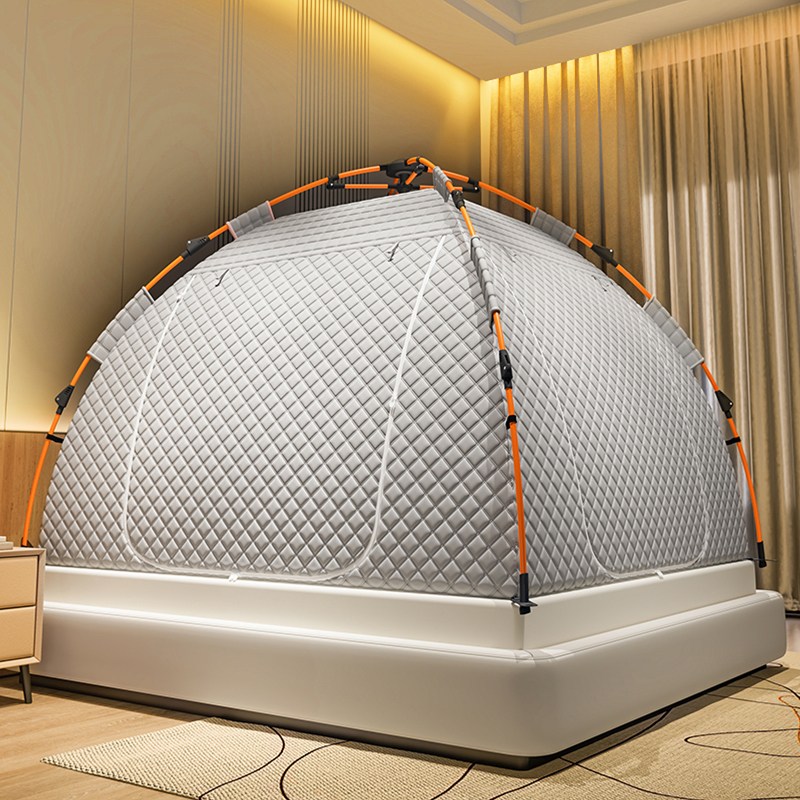 LINSHU 원터치 실내 3층 퀼팅 난방텐트 패밀 거실용 방한 수면텐트 108,000원